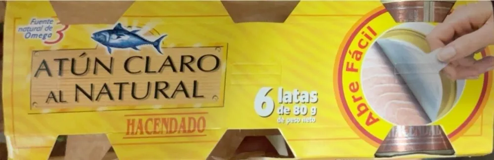 Atún claro al natural