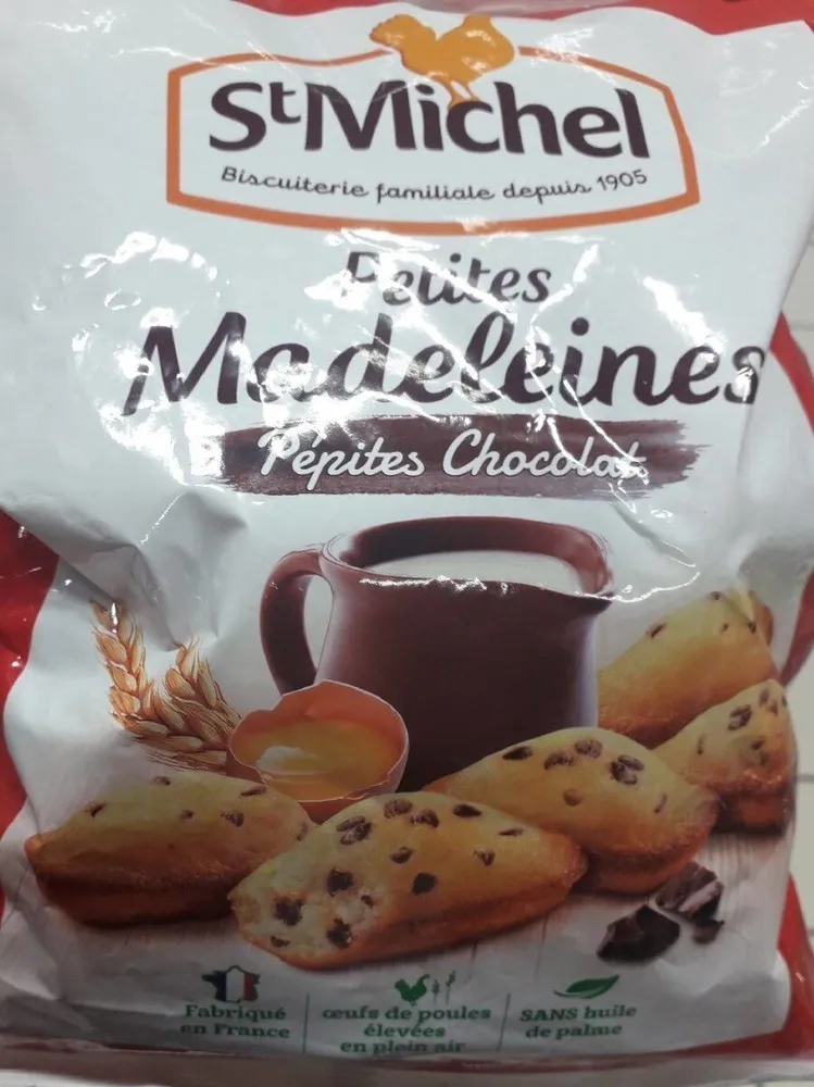 Petites Madeleines (pépites chocolat)