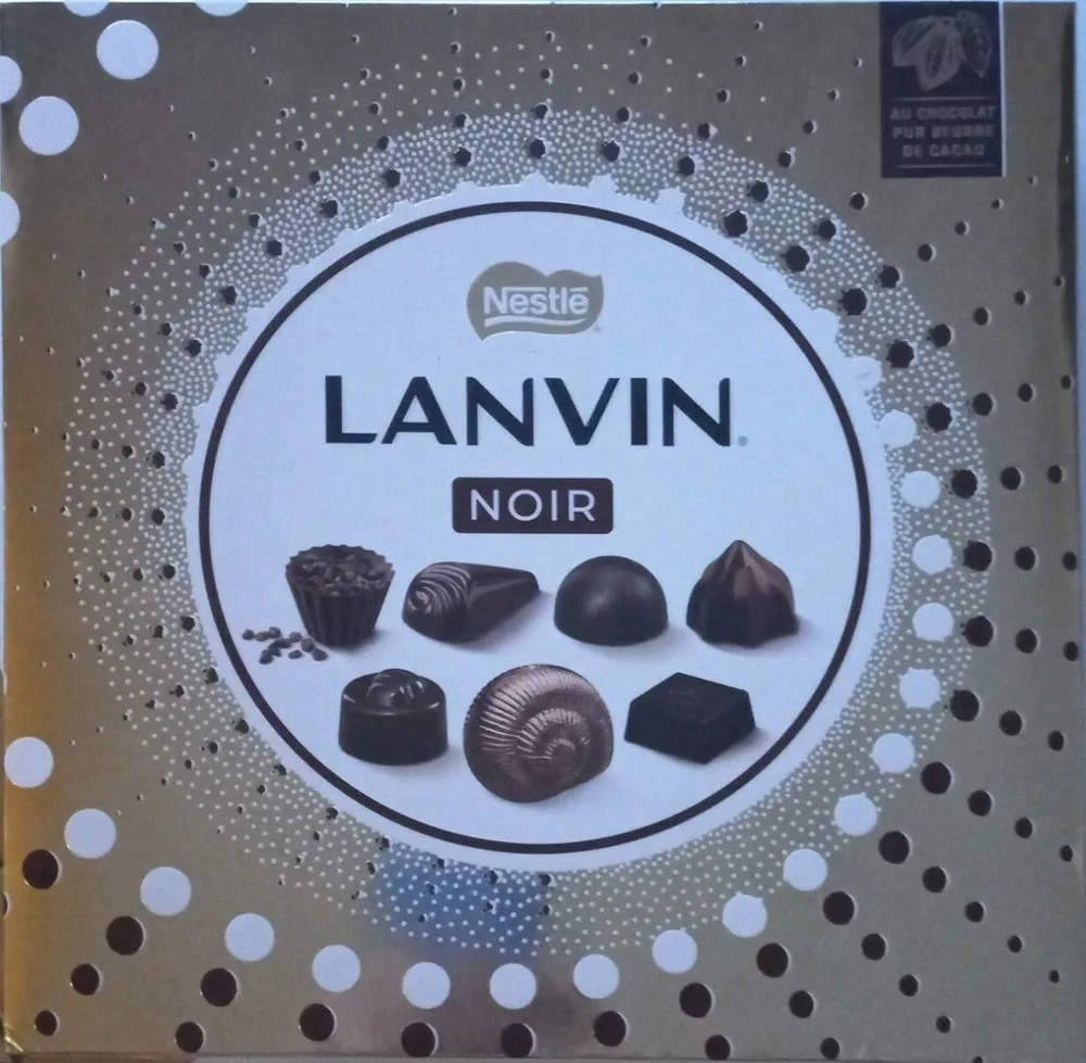 Lanvin noir 33 chocolats fins