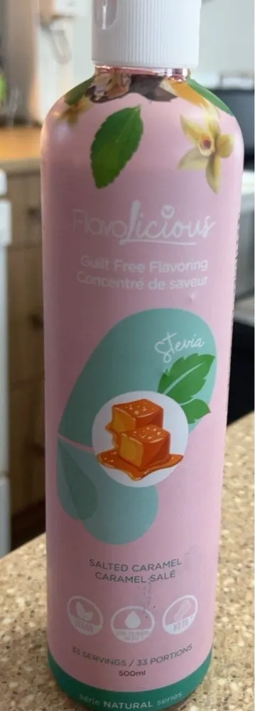 Concentré de saveur caramel salé
