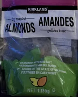 Amandes grillées à sec