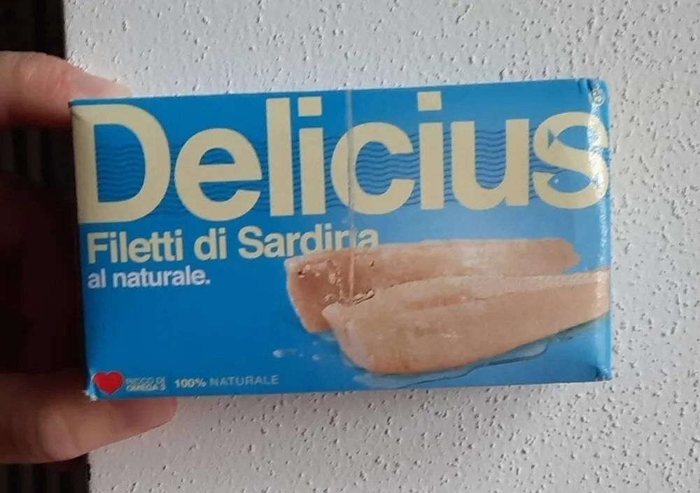 Filetti di sardina al naturale