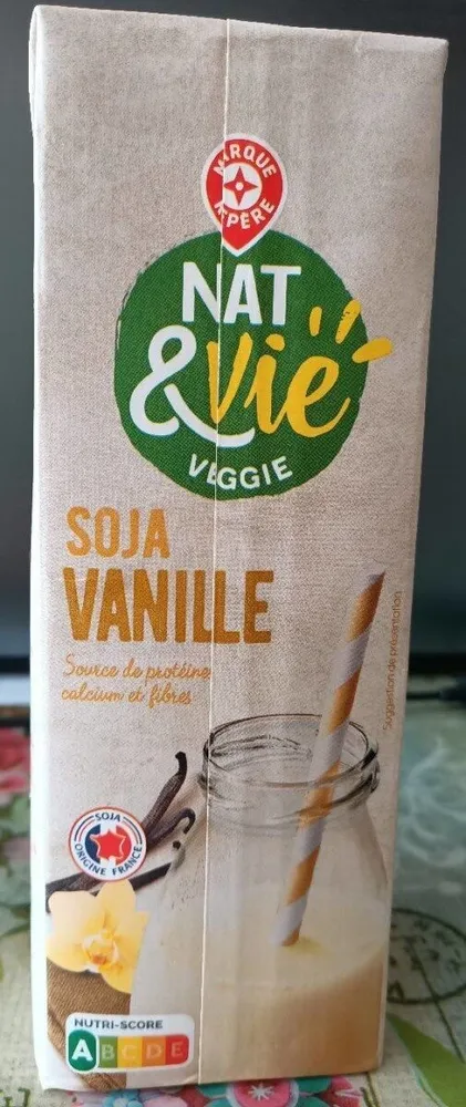 Lait de soja vanille