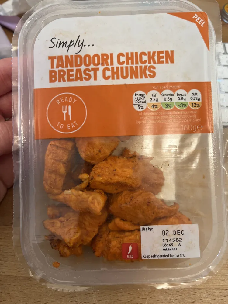 Tandoori Chicken Breast Chunks