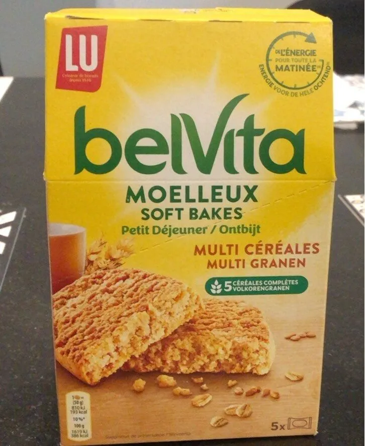 Belvita moelleux multi cereales