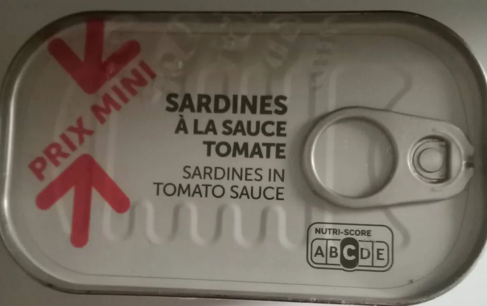 Sardine a la sauce tomate
