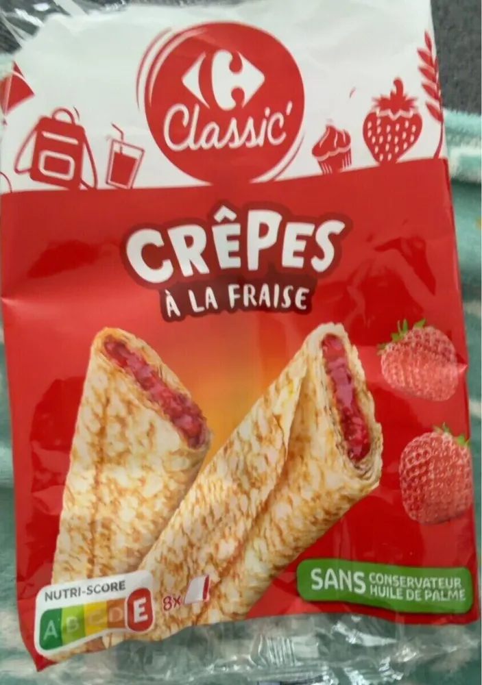 Crepes a la fraise