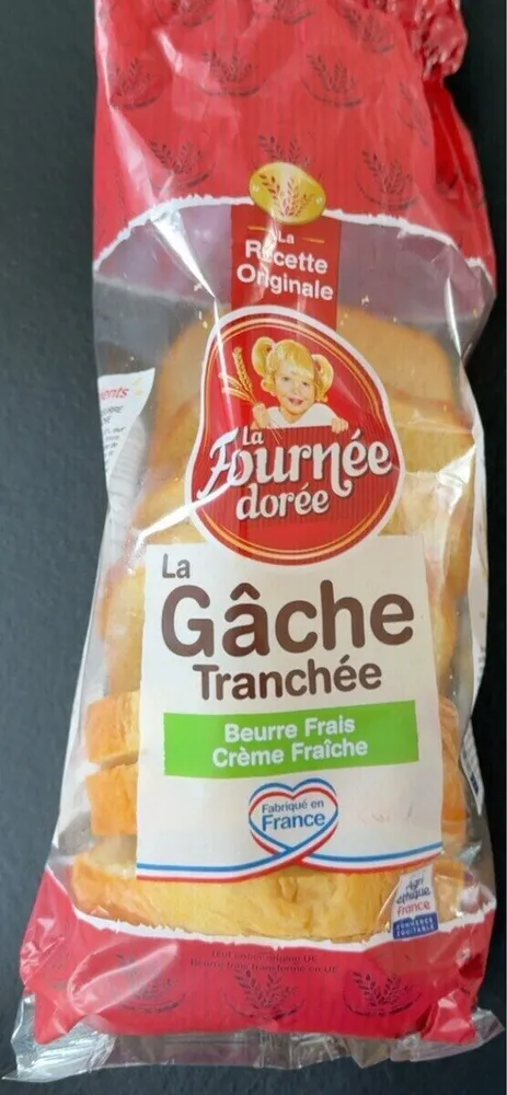 La gâche Tranchée Beurre Frais Crème Fraîche
