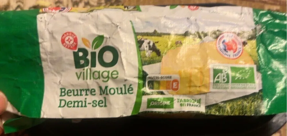 Beurre moulé demi-sel