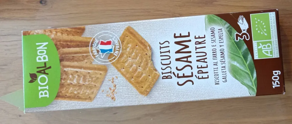 Biscuits sésame épeautre