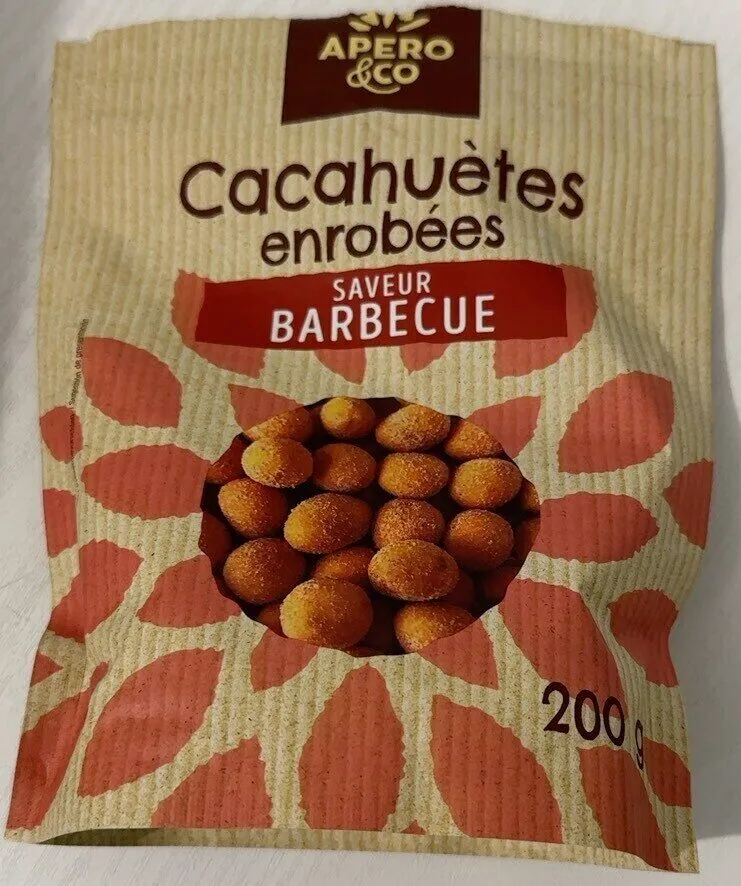 Cacahuetes enrobées saveur barbecue