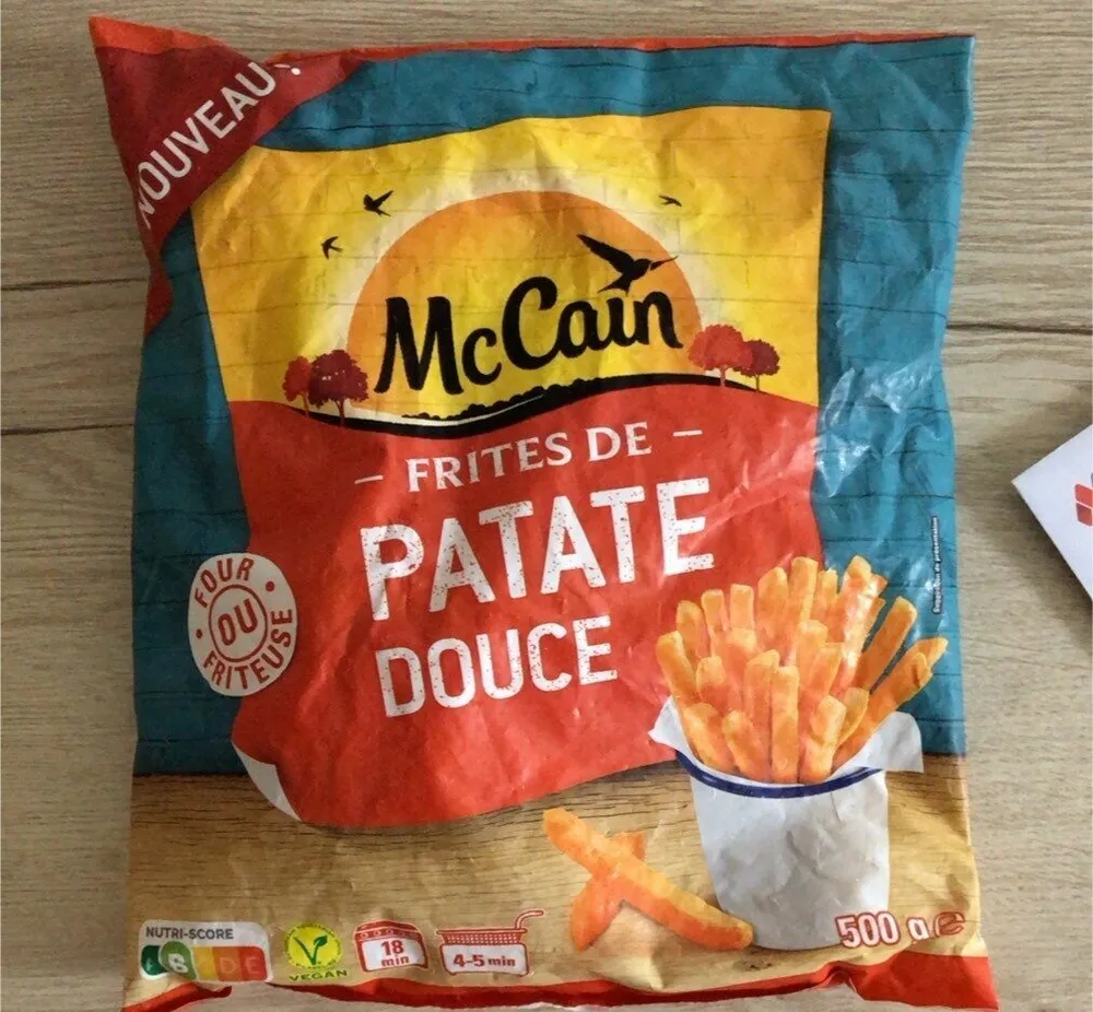 Frites patate douce