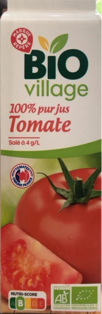 100% pur jus tomate
