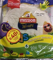 6 mini wraps blé nature