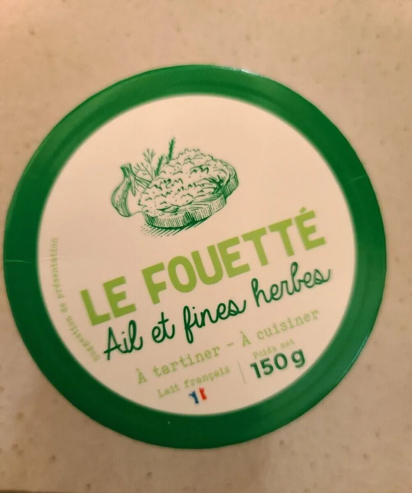Le fouetté Ail et fines herbes