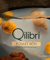 Poulet  rôti écrasé de pommes de terre