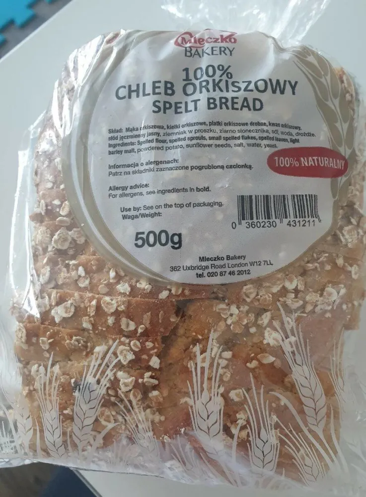 Spelt Bread 100%