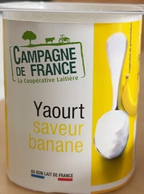 Yaourt saveur banane