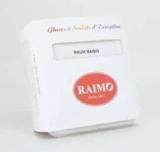 Glace artisanale Rhum Raisin - Raimo