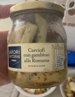 Carciofi con gambino alla romana