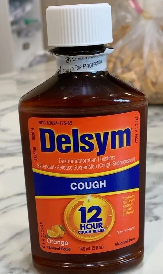 Extended release hour cough relief orange