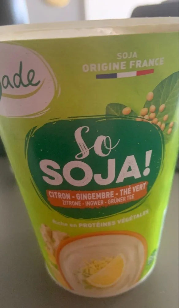 So Soja, Citron, Gingembre, Thé Vert