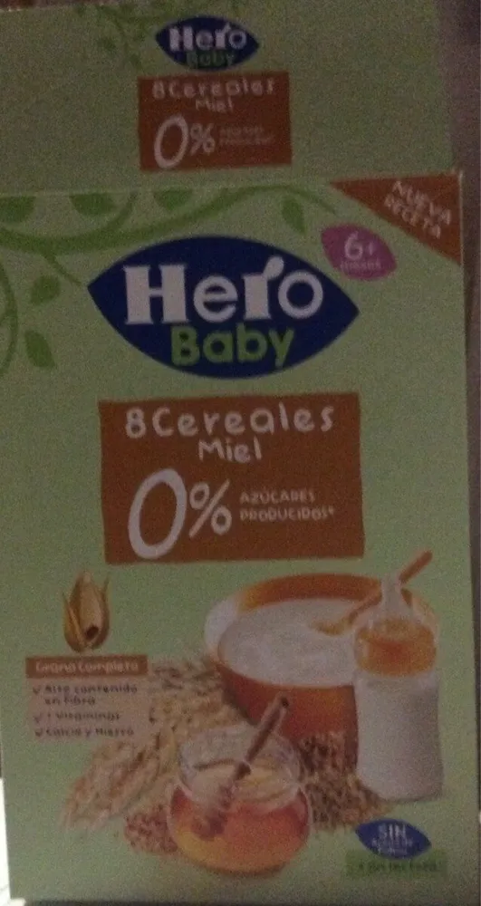 8 cereales miel 0%