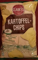 Kartoffelchips Sour Cream-Dill-Geschmack
