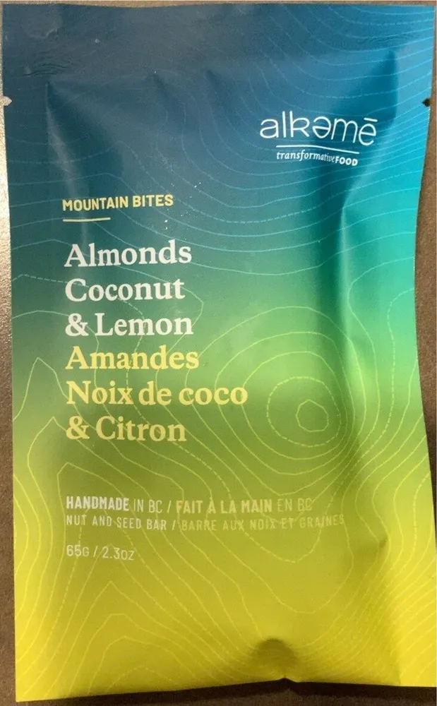 Mountain Bites: Almond Coconut & Lemon