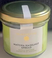 Pate à tartiner noisettes et matcha