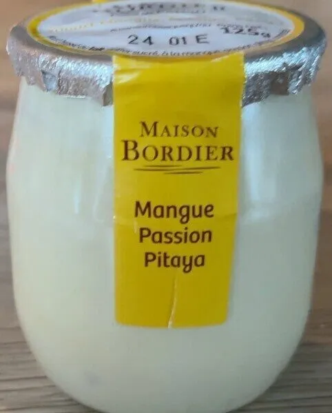Yaourt mangue passion pitaya