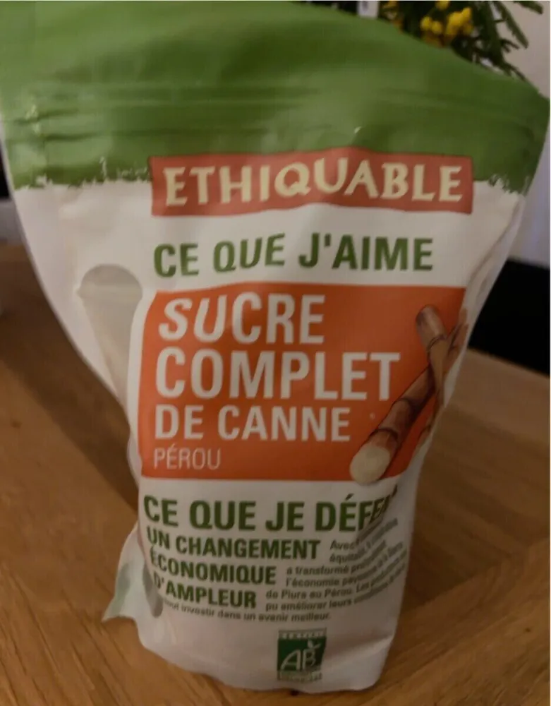 Sucre complet de Canne