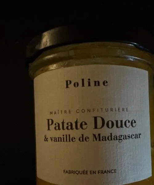 Confiture patate douce et vanille de Madagascar
