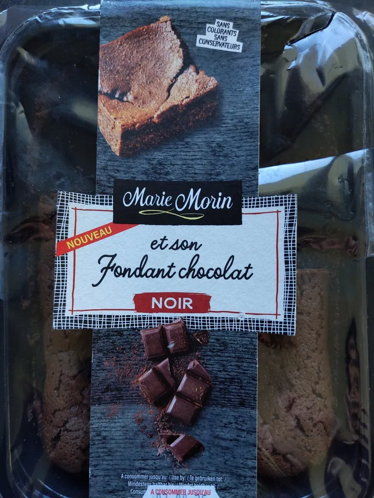 Fondant chocolat noir
