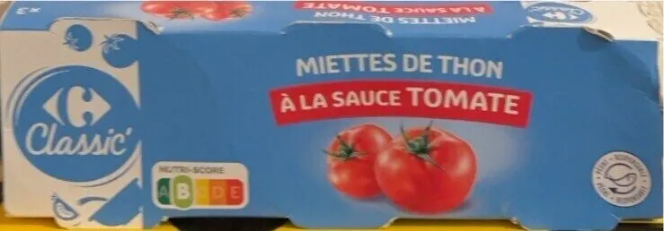 Miettes de thon à la sauce tomate