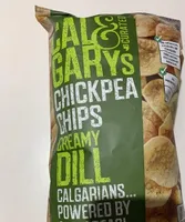 Chickpea chips creamy dill