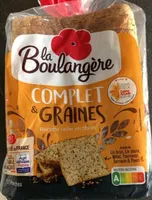 Pain complet et graines