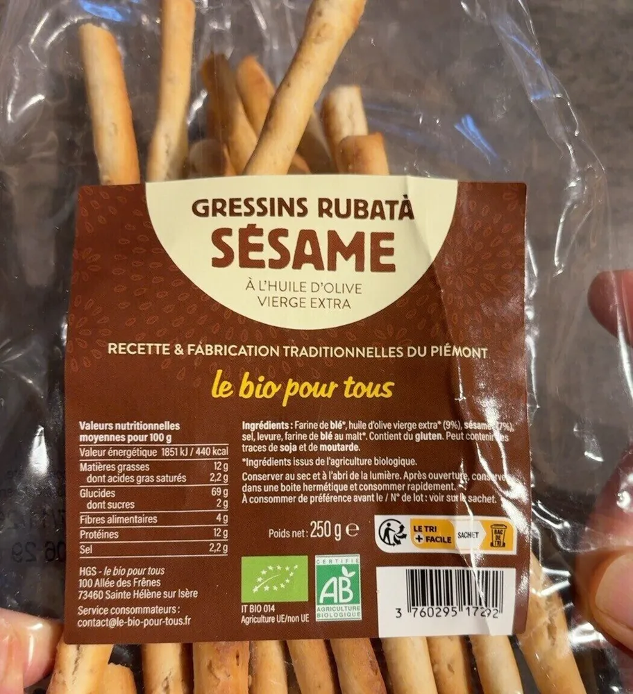 Gressins rubata