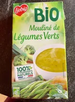 Mouliné de légumes verts bio