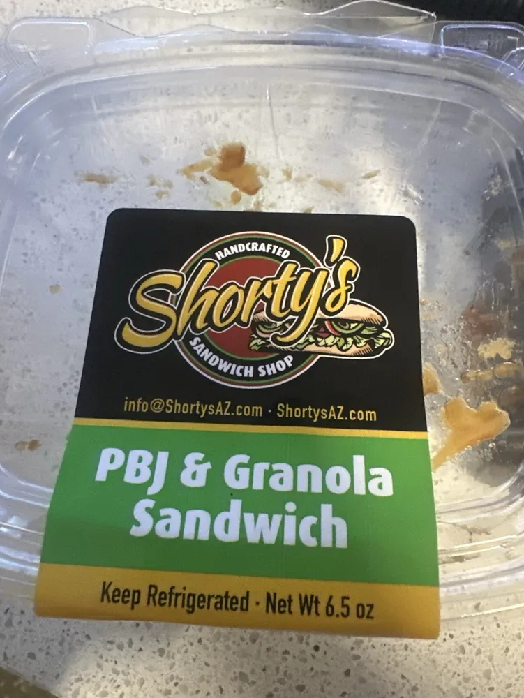 PBJ & Granola Sandwich