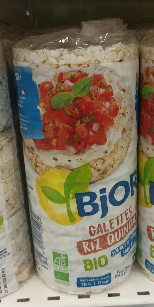 Galettes riz quinoa