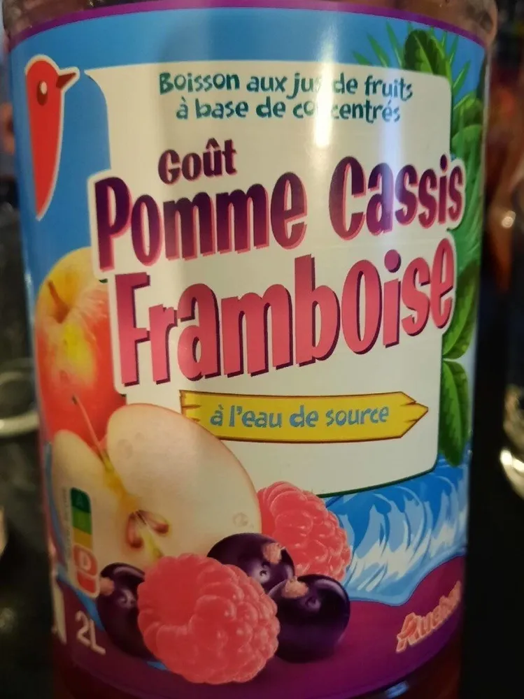 Pomme cassis framboise
