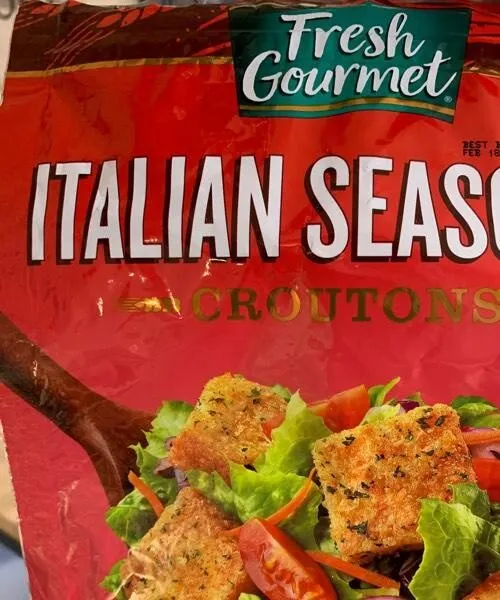 Italian season croutons