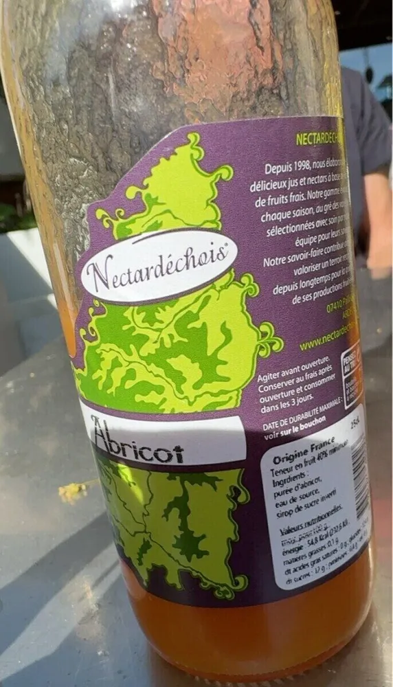 Jus d’abricots