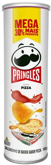 Salgadinho De Batata Pizza Pringles Mega Tubo 158g