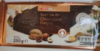 Turrón de chocolate negro crujiente