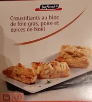 Croustillant foie gras poire épices de noel