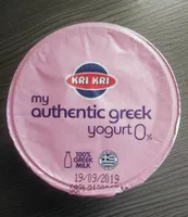 My authentic Green yoghurt