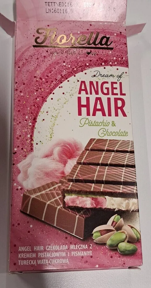 Dream of angel hair pistachio & chocolate