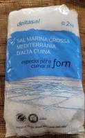Sal marina grossa mediterrània d'alta cuina